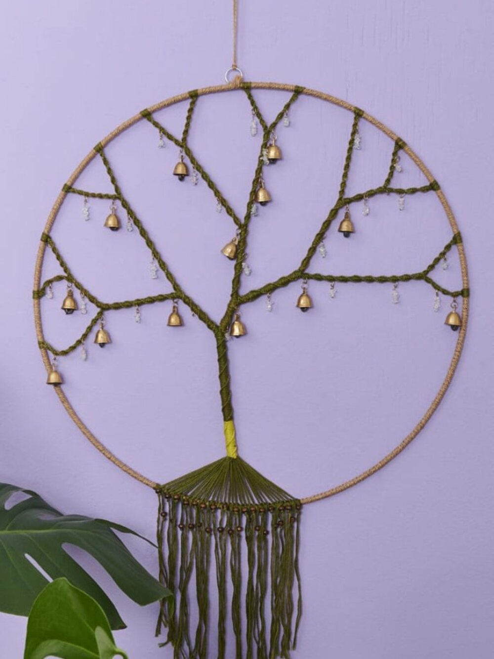 Earthbound bohemian-style "Tree of Life" piece Wall Hanging